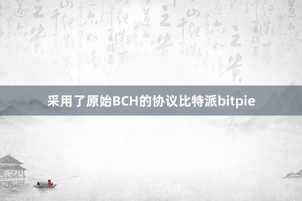 采用了原始BCH的协议比特派bitpie