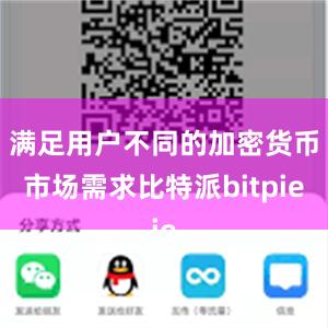 满足用户不同的加密货币市场需求比特派bitpie