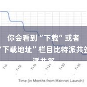 你会看到“下载”或者“下载地址”栏目比特派共签